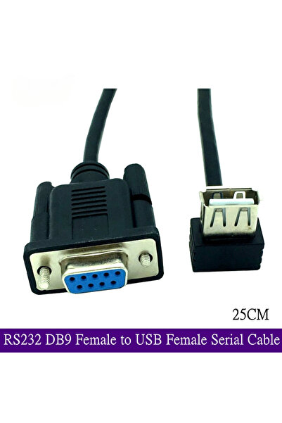 Choice محول كابل تسلسلي BSN بطول 25 سم من RS232 DB9 أنثى إلى USB 2.0 أنثى بطو...