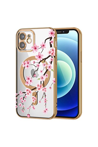 bestcase Πολυτελής Θήκη MagSafe, Συμβατή με Apple iPhone 11, Άνθη Κερασιάς - ...