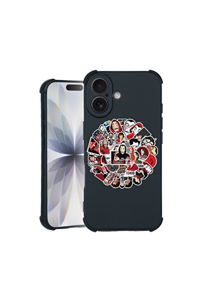 bestcase Husa TPU Pro Shock Compatibila cu Apple iPhone 17, cu Design Money H...