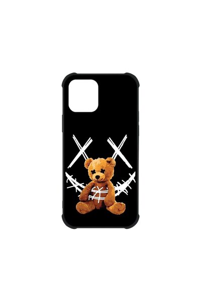 bestcase Husa MaxSafe Glassy, Compatibilă cu Apple iPhone 12, Zâmbet de ursul...