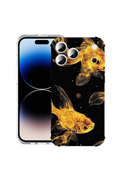bestcase Θήκη για Apple iPhone 17 Pro Max με Σχέδιο Χρυσά Ψάρια, Αντικραδασμι...