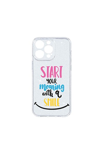 bestcase Husa Crystal Glitter 2MM, Compatibila Cu Apple iPhone 14 Pro, Smile ...