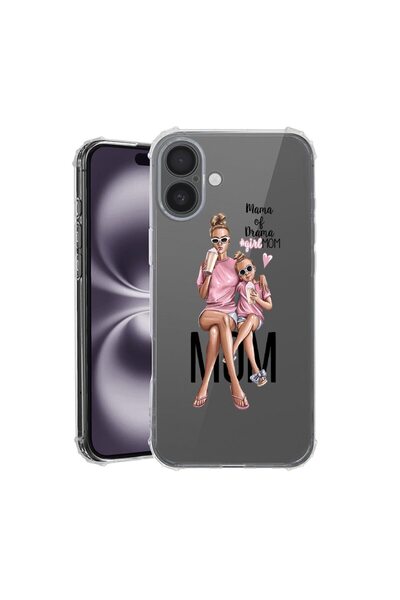 bestcase Θήκη για Apple iPhone 17 με σχέδιο  "Girl Mom Mama of Drama ", Αντικ...