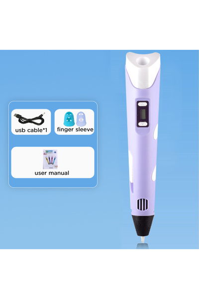 Choice51 قلم رسم ثلاثي الأبعاد USB بدون محول وبدون علبة مع شاشة LCD، متوافق م...