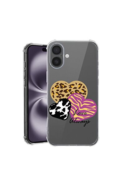 bestcase Husă pentru Apple iPhone 16, Antișoc 1.5MM, Love Always, Protecție c...
