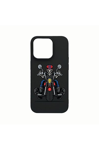 bestcase Husa Silicon, Compatibila cu Apple iPhone 14 Pro Max, Biker, reziste...