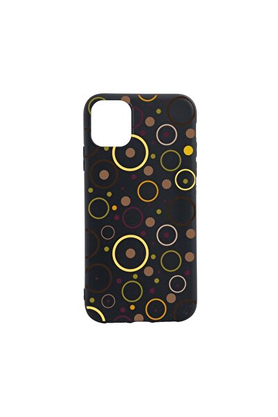 bestcase Θήκη σιλικόνης συμβατή με Apple iPhone 12 Mini, Σχέδιο κύκλων, ανθεκ...
