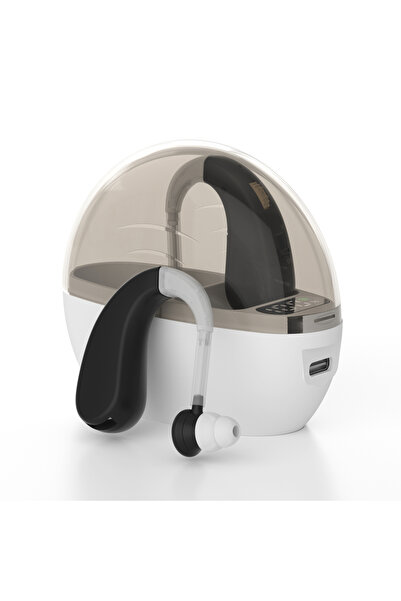 Choice Black High-Quality Invisible Hearing Aid For The Deaf And Hard Of Hear...
