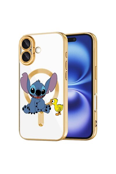 bestcase Husa Luxury MagSafe, Compatibila Apple iPhone 16 Plus, Lilo, Ultra-S...
