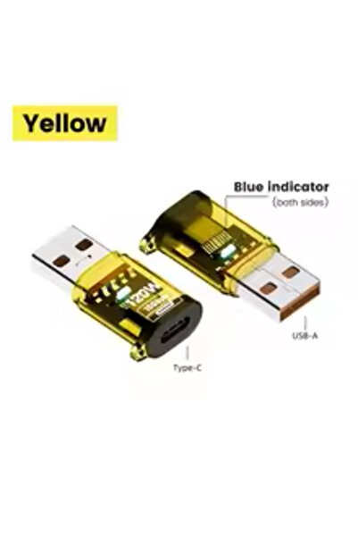 Choice4 محول USB 3.2 نوع C OTG بلون ذهبي وردي، شحن سريع 120 واط، نقل بيانات ب...