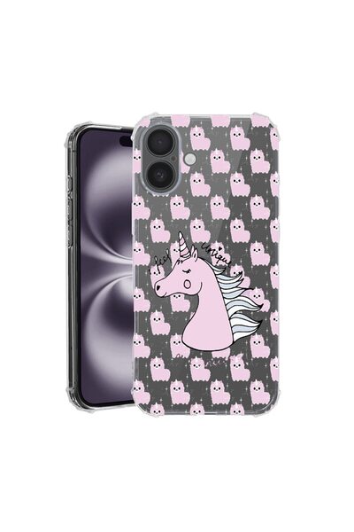 bestcase Husa pentru Apple iPhone 16 Plus, Anti Shock 1.5MM, Unicorn - I Feel...