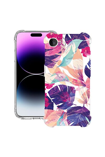 bestcase Husa pentru Apple iPhone 16e, Anti Shock 1.5MM, Tropical Flowers, Pr...