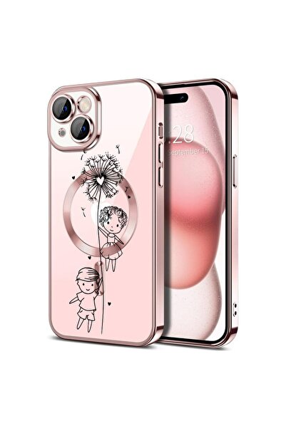 bestcase Πολυτελής Θήκη MagSafe, Συμβατή με Apple iPhone 15, Σχέδιο Πικραλίδα...