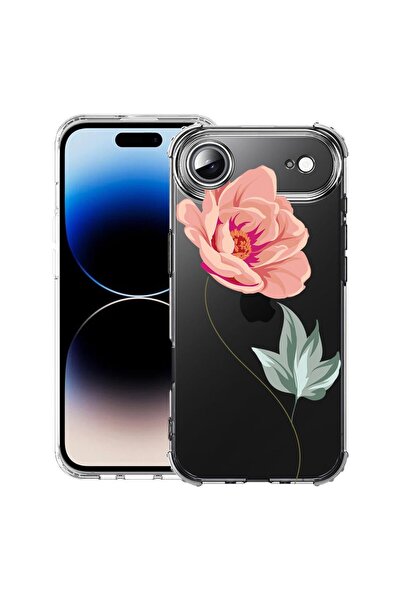 bestcase Husă pentru Apple iPhone 17 Air cu Design Trandafir, Antișoc, Colțur...