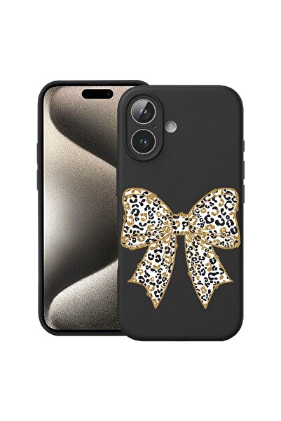 bestcase Θήκη για Apple iPhone 17 με Σχέδιο Λεοπάρδαλης και Φιόγκο, Σιλικόνη ...