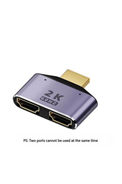 Choice1 محول HDMI متوافق مع تقنية 2K إلى محول HDMI مزدوج، محول شاشة مزدوجة ال...