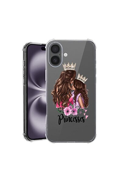 bestcase Husa pentru Apple iPhone 16, Anti Shock 1.5MM, Princesses Gril Mom, ...
