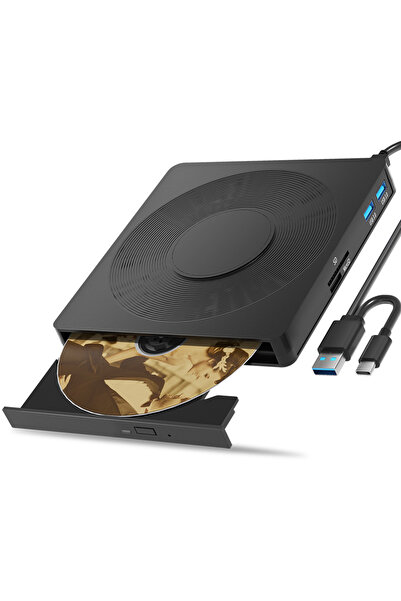 Choice black USB3.0 Type C CD DVD Recorder Player Writer External DVD Burner ...