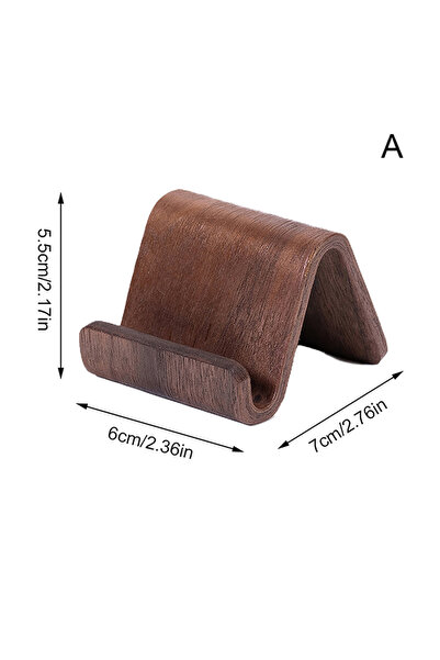 Choice1 VIKEFON A Vintage Style Desktop Smartphone Mount 1PCS Wooden Phone Ho...