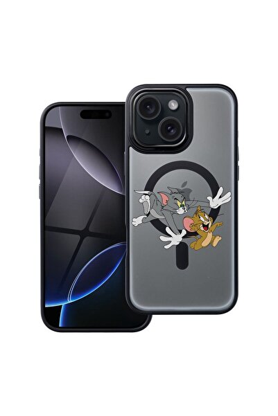 bestcase Husa Compatibila cu Apple iPhone 12 cu Design Tom And Jerry, Shockpr...
