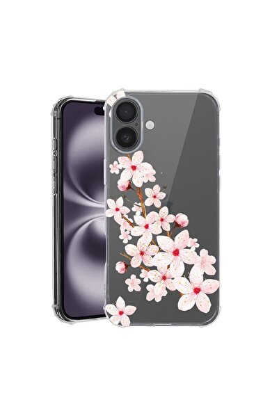 bestcase Husa pentru Apple iPhone 16, Anti Shock 1.5MM, Spring Flower, Rezist...