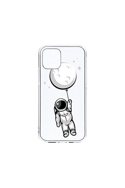bestcase Husa Clear Silicon 2MM, Compatibila Cu Apple iPhone 12 Pro, Astronau...