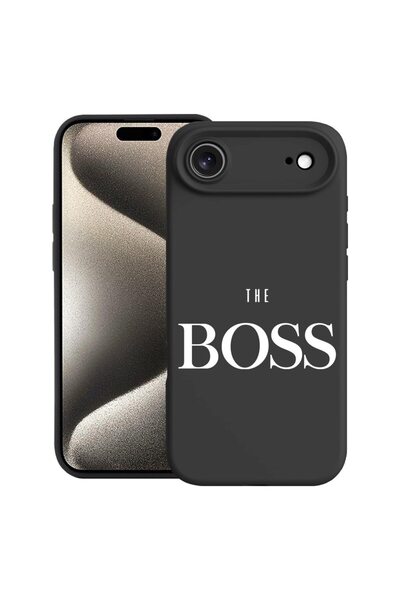 bestcase Husă pentru Apple iPhone 17 Air cu Design The Boss, Silicon Premium,...