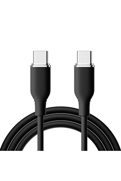 Choice28 1m Black C-C New Liquid Silicone USB C to USB C Charger Cable,Type C...
