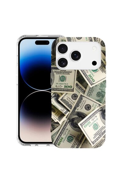 bestcase Husă pentru Apple iPhone 17 Pro cu Design Money Pattern, Mag Anti Sh...