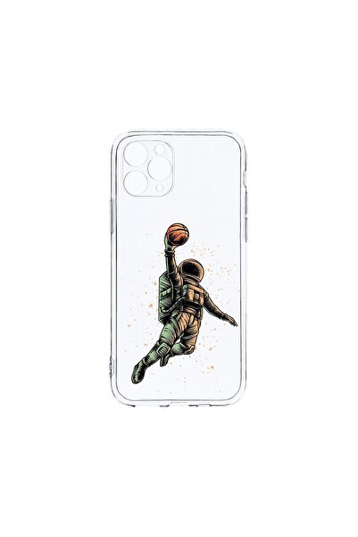 bestcase Θήκη Διαφανής Σιλικόνη 2MM, Συμβατή με Apple iPhone 11 Pro, Αστροναύ...