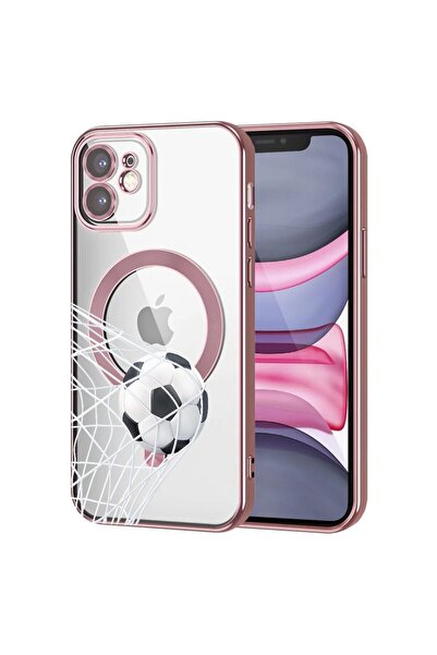 bestcase Πολυτελής Θήκη MagSafe, Συμβατή με Apple iPhone 12, Ποδόσφαιρο - Γκο...