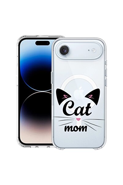 bestcase Θήκη για Apple iPhone 17 Air με σχέδιο Γάτα Μαμά, Αντικραδασμική TPU...