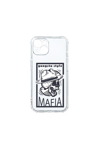 bestcase Husa Αντικραδασμική 1.5MM, συμβατή με Apple iPhone 14, Gangsta Life,...