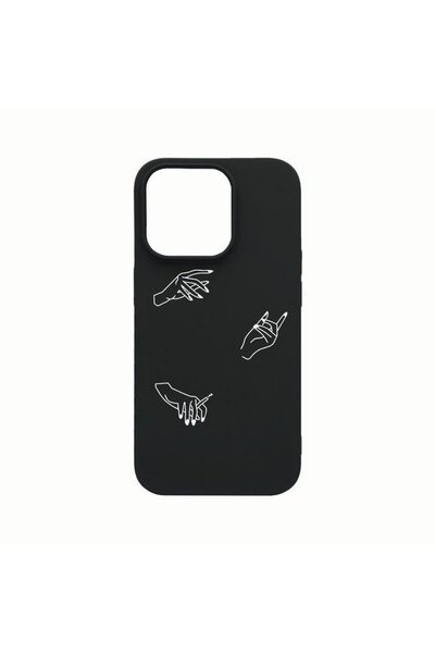 bestcase Husa Silicon, Compatibila cu Apple iPhone 14 Pro Max, Hands, reziste...