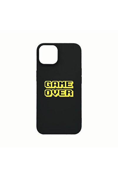 bestcase Силиконов калъф, Съвместим с Apple iPhone 14, Game Over, Устойчив на...