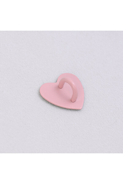 choice2 1Pcs Pink Kawaii Adhesive Metal Heart Phone Charm Holder Mobile Phone...