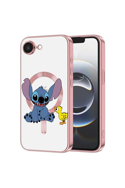 bestcase Husa Luxury MagSafe, Compatibila Apple iPhone 16e, Lilo, Ultra-Soft,...