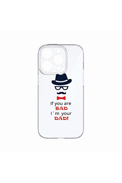 bestcase Θήκη, Συμβατή με Apple iPhone 14 Pro Max, Bad Dad, Ανθεκτική στη φθο...