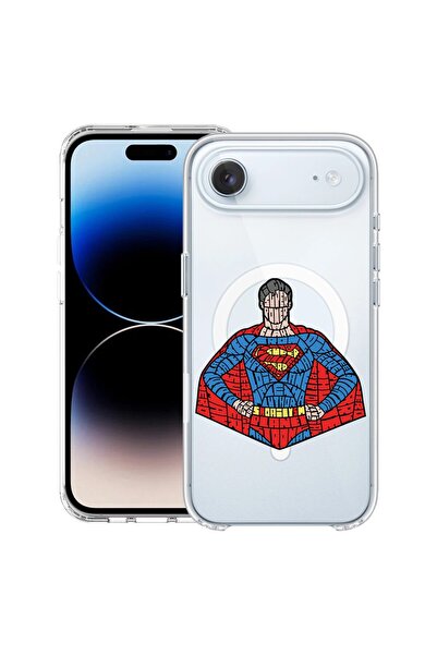 bestcase Husă pentru Apple iPhone 17 Air cu Design Caligrafic Superman, Mag A...
