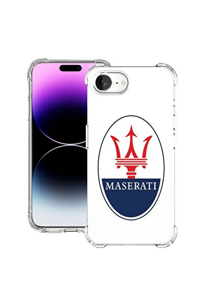 bestcase Калъф за Apple iPhone 16e, Удароустойчив 1.5ММ, Мазерати, Защита на ...