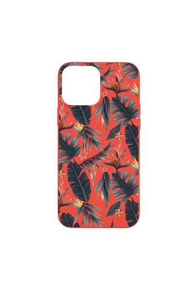bestcase Husa Silicon, Compatibila Cu Apple iPhone 13 Pro Max, Tropical, rezi...