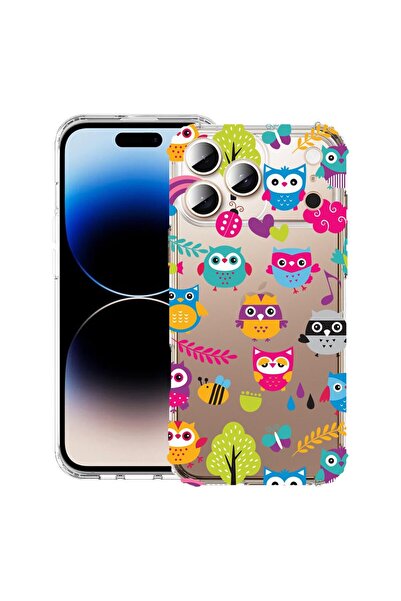 bestcase Husă pentru Apple iPhone 17 Pro cu design Bufniță, Antișoc, Colțuri ...