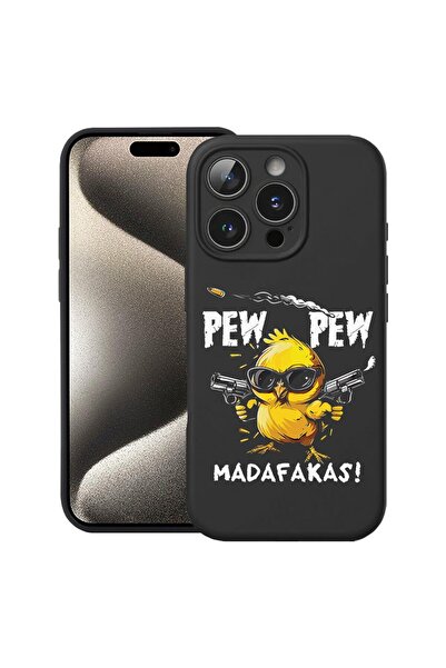 bestcase Θήκη Πρέμιουμ Σιλικόνης για Apple iPhone 16 Pro Max, Pew Pew, 182863...
