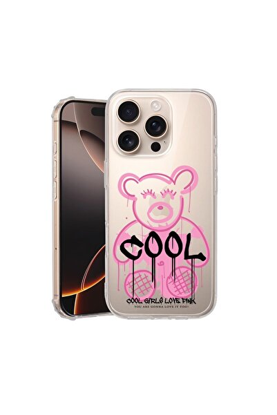 bestcase Θήκη για Apple iPhone 16 Pro Max, Αντικραδασμική 1.5MM, Αρκουδάκι Κο...