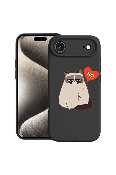 bestcase Husă pentru Apple iPhone 17 Air cu Design Meme - Grumpy Says No, Sil...