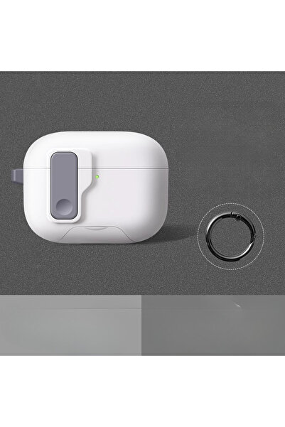 Choice66 حافظة لسماعات AirPods Pro 3 موديل 1204 1L 2025 مع قفل وحبل تعليق
