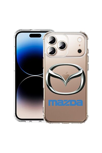 bestcase Калъф за Apple iPhone 17 Pro с дизайн Mazda, противоударен, подсилен...