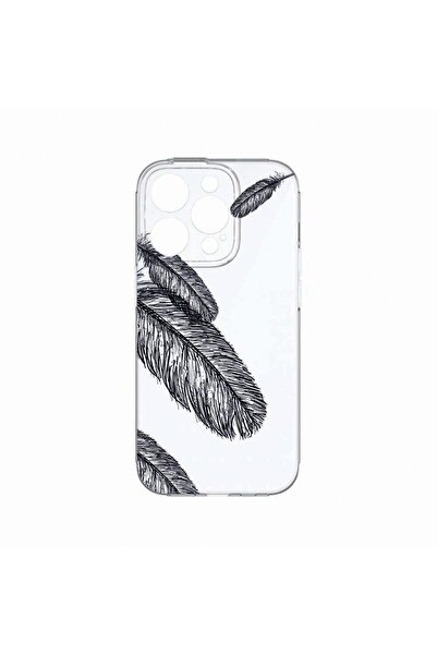 bestcase Husa BestCase¬Æ, Compatibila Cu Apple iPhone 14 Pro Max, Feathers BW...