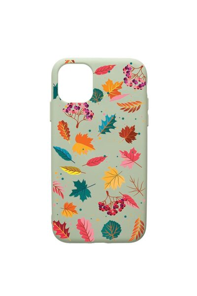 bestcase Husa Silicon, Compatibila cu Apple iPhone 12, Feathers, silicon, cu ...