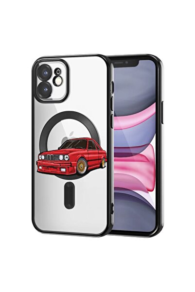 bestcase Πολυτελής Θήκη MagSafe, Συμβατή με Apple iPhone 12, σε στυλ ρετρό αυ...